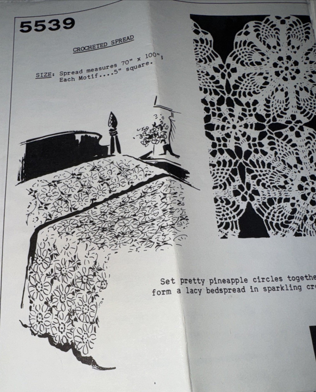 Choice Vintage Mail Order Crochet Original Patterns
