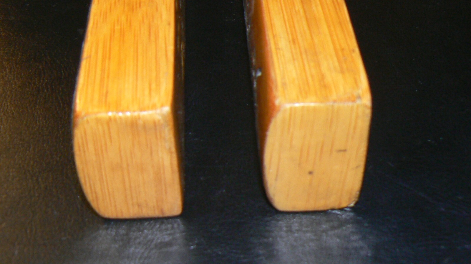 Antique Chinese Bamboo Scroll Weights / Paperweights – Hand-Carved Calligraphy