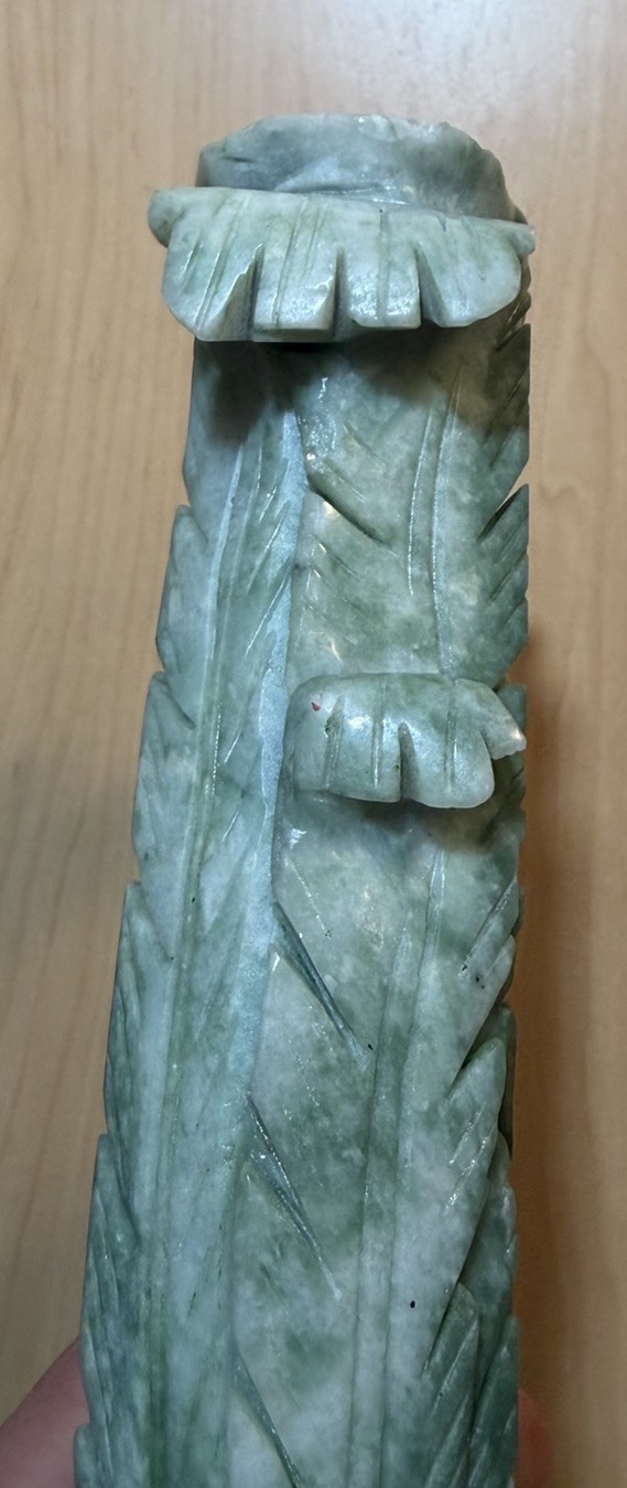 Chinese Export Jade Sculptures Phoenix Bird Peacock Jadeite Nephrite