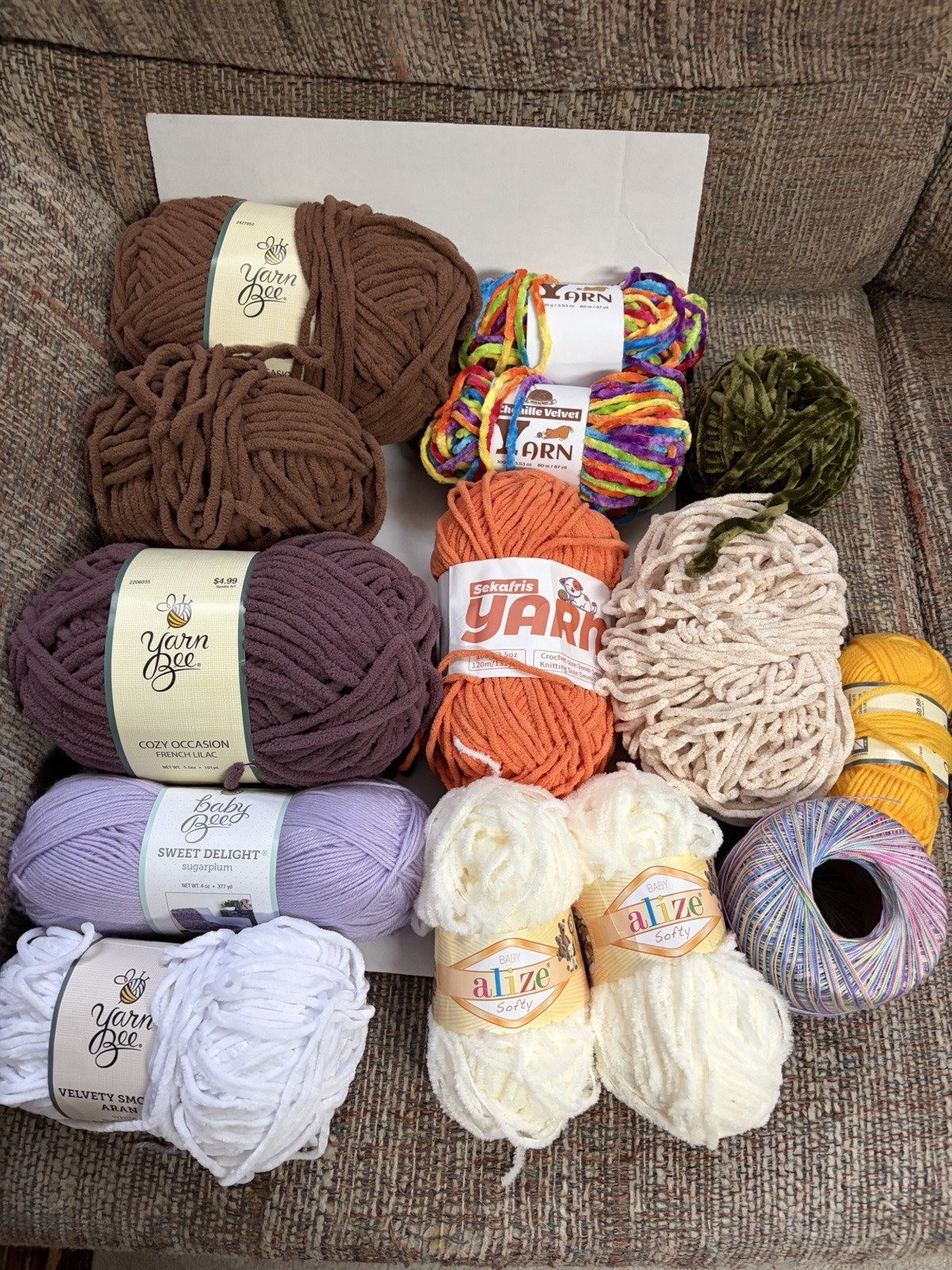 Lot Misc Yarns