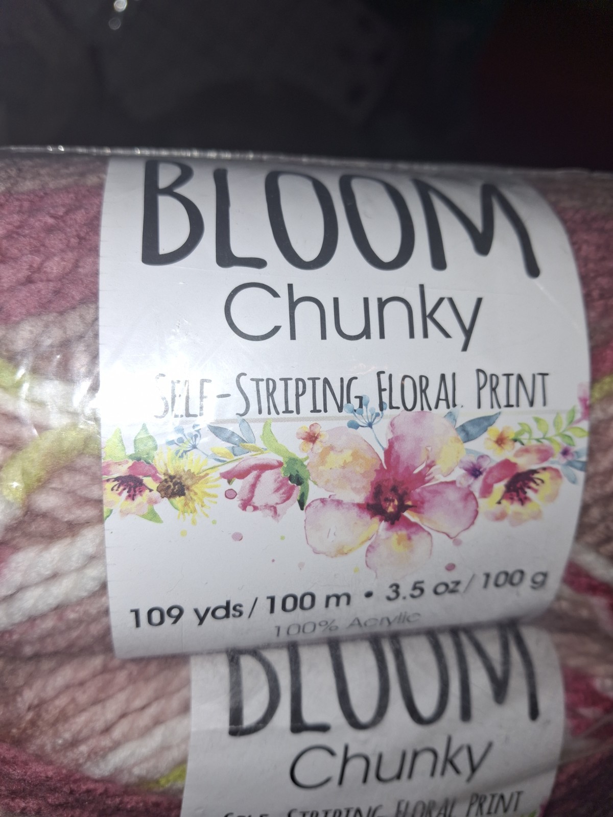 Yarn Lot Self-Striping Yarn Chunky Yarn