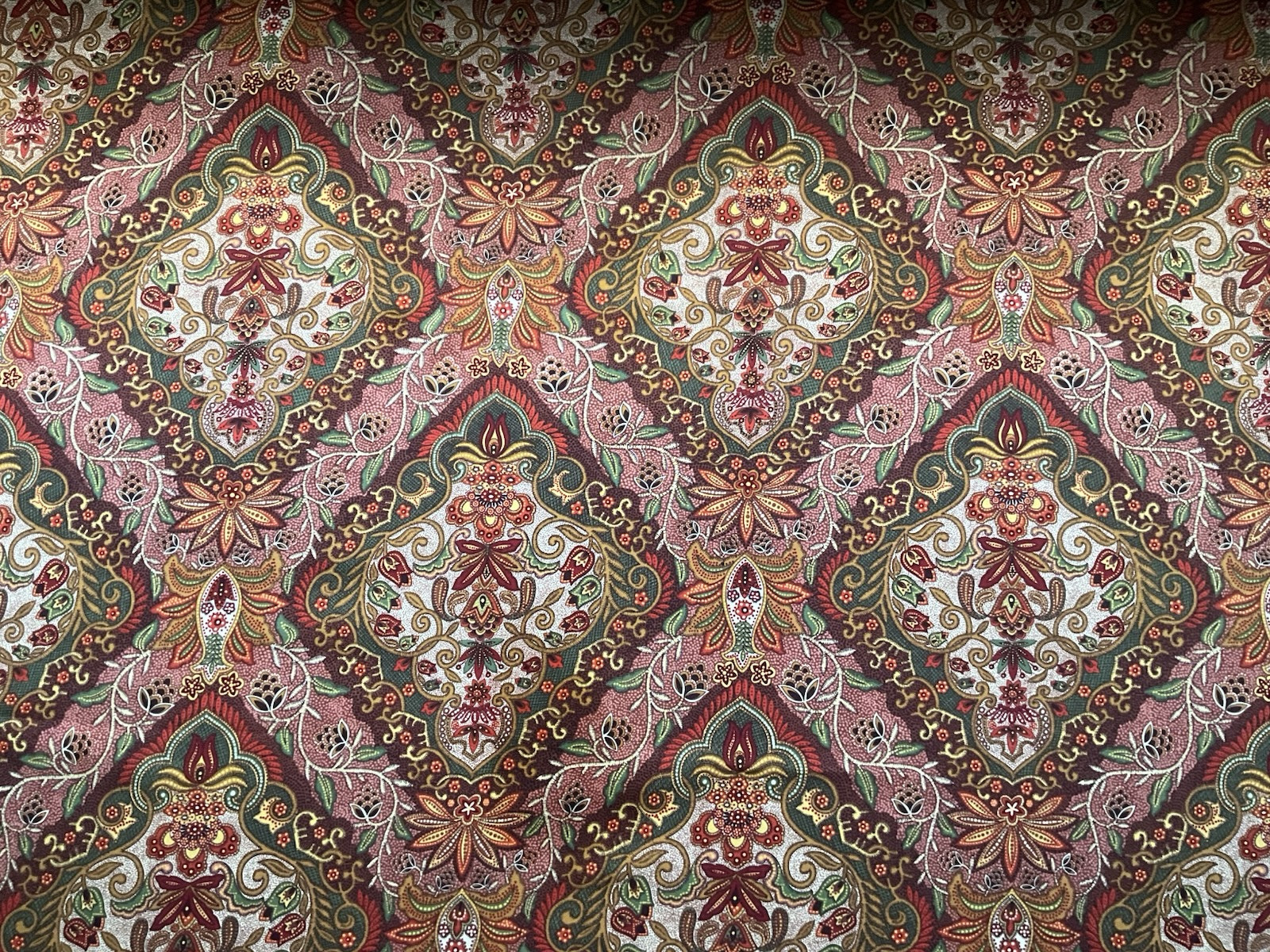 Fabric Flower Geometrical pattern Lauren Lee Jo Ann 43″ x 45”902