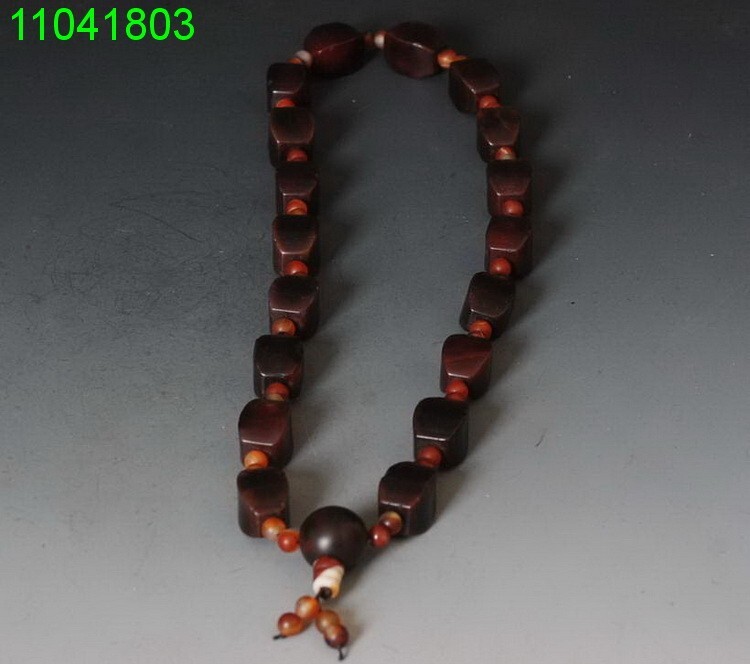 Charm China red Agate Beads Necklace! Ethnic style Simple and elegant string