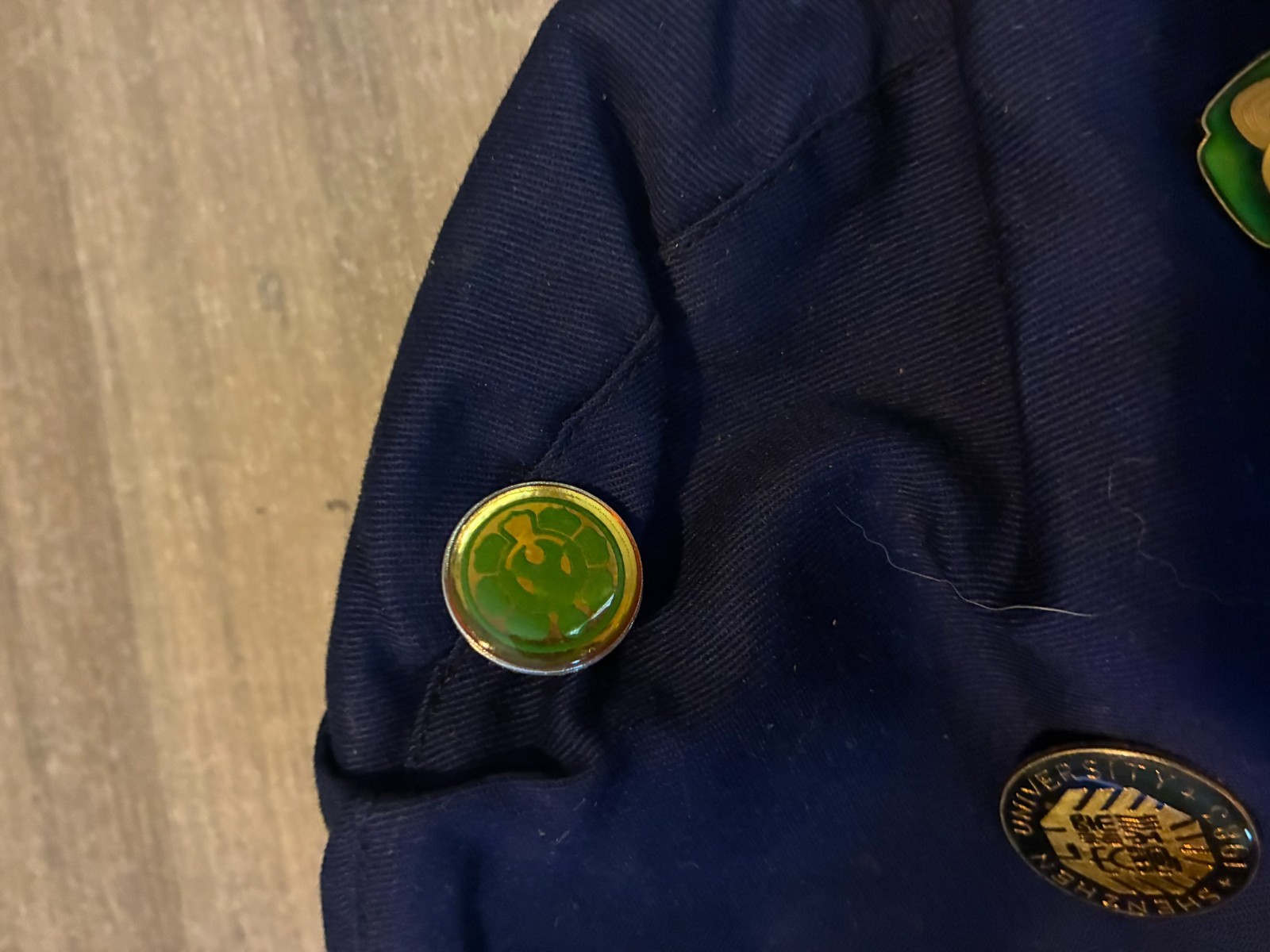 Vintage Chinese China Pins 1980s with Hat