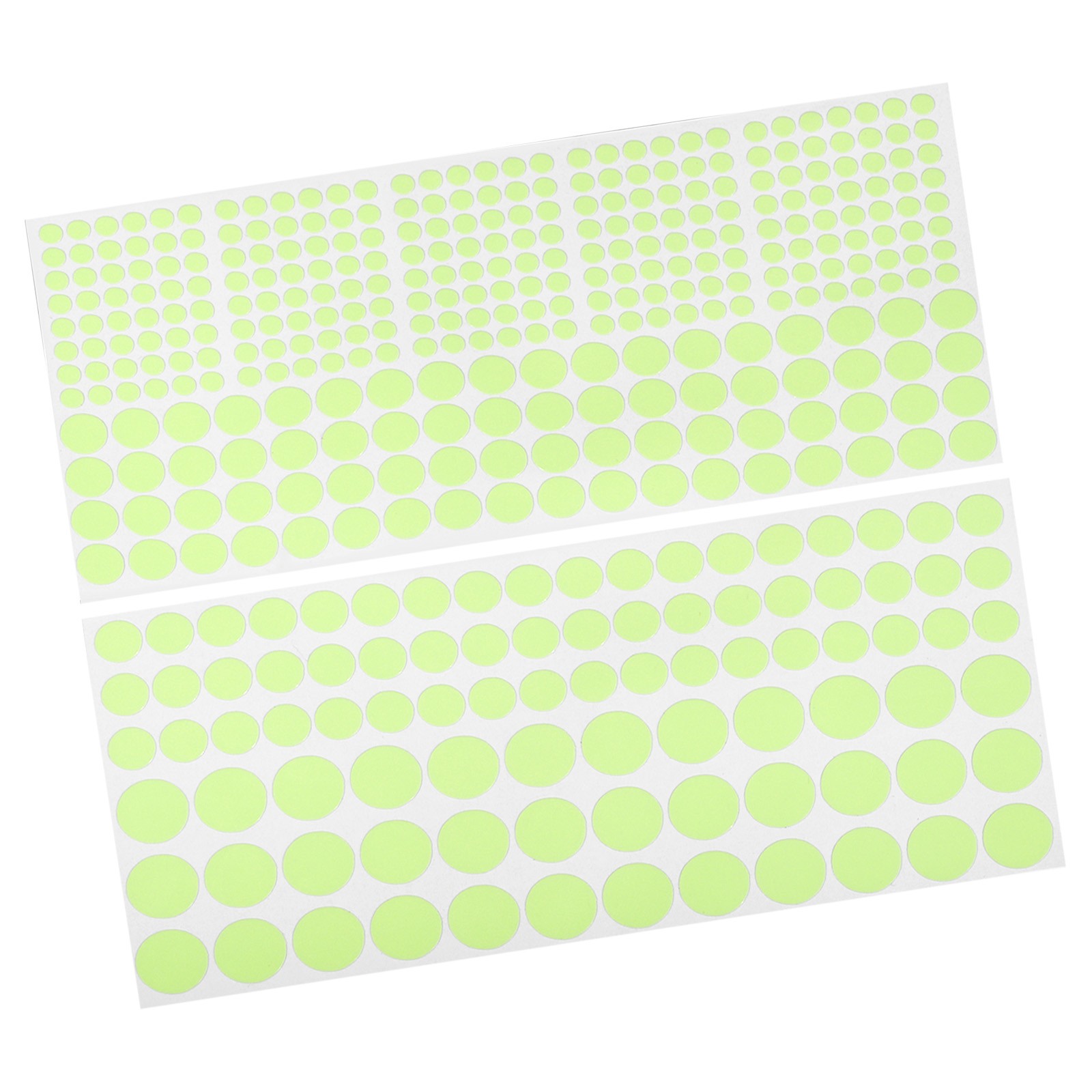 Glow in the Dark Tape Dots 0.2″ 0.39″ 0.59″ Dots 407 Glow Dots Green 1set