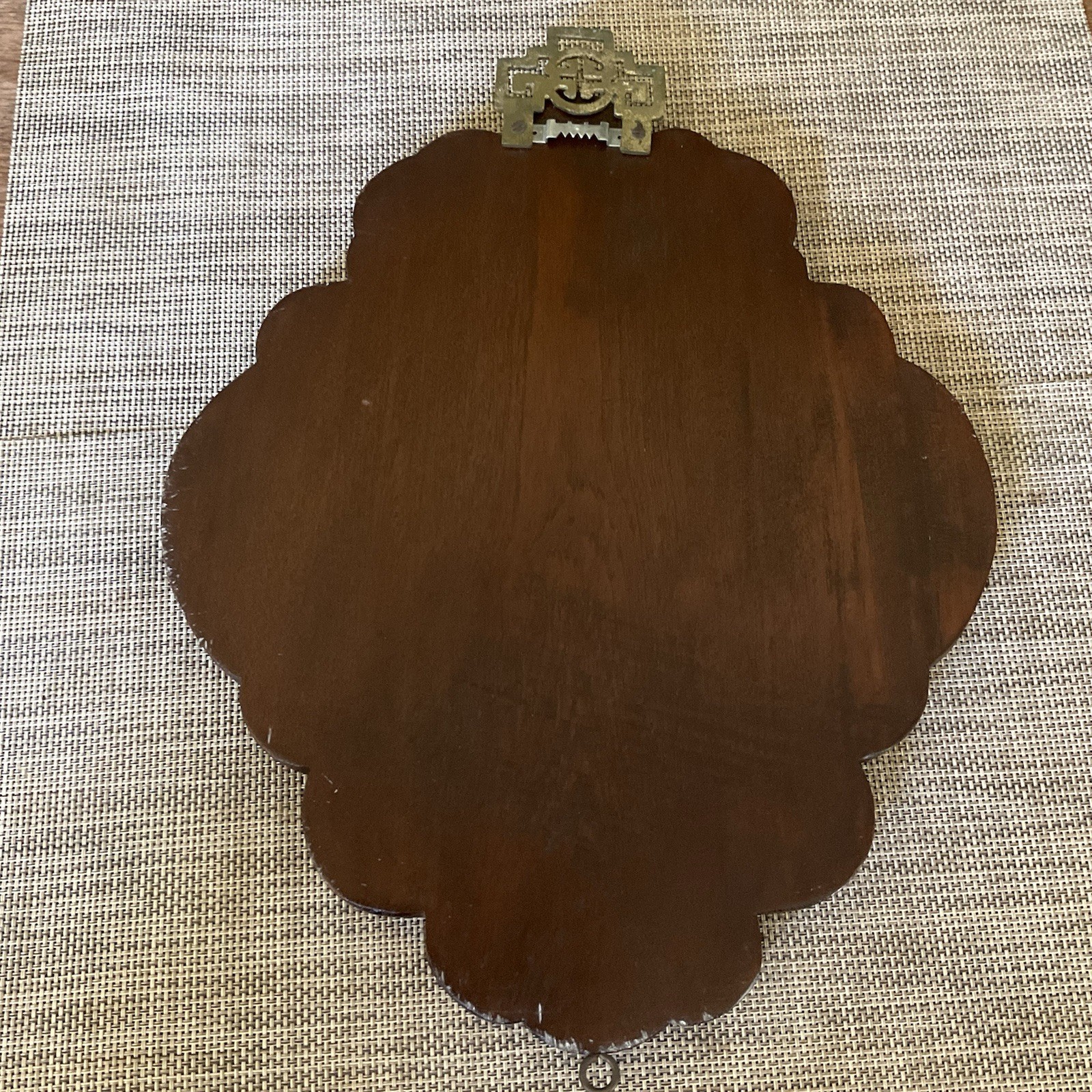 Vintage Rare Chinese Hand Carved Relief Wooden Wall Hanging Panel Good Luck