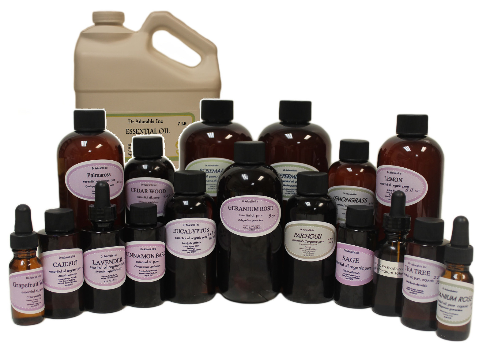 UNCUT PURE ORGANIC BERGAMOT MINT ESSENTIAL OIL AROMATHERAPY 0.6 OZ UP TO 32 OZ