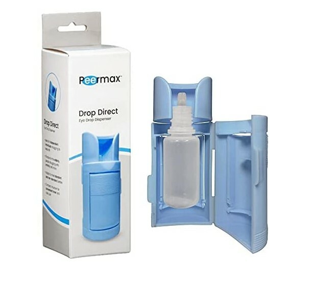 Peermax Drop Direct Eye Drop Dispenser – guide aid for seniors and elderly,