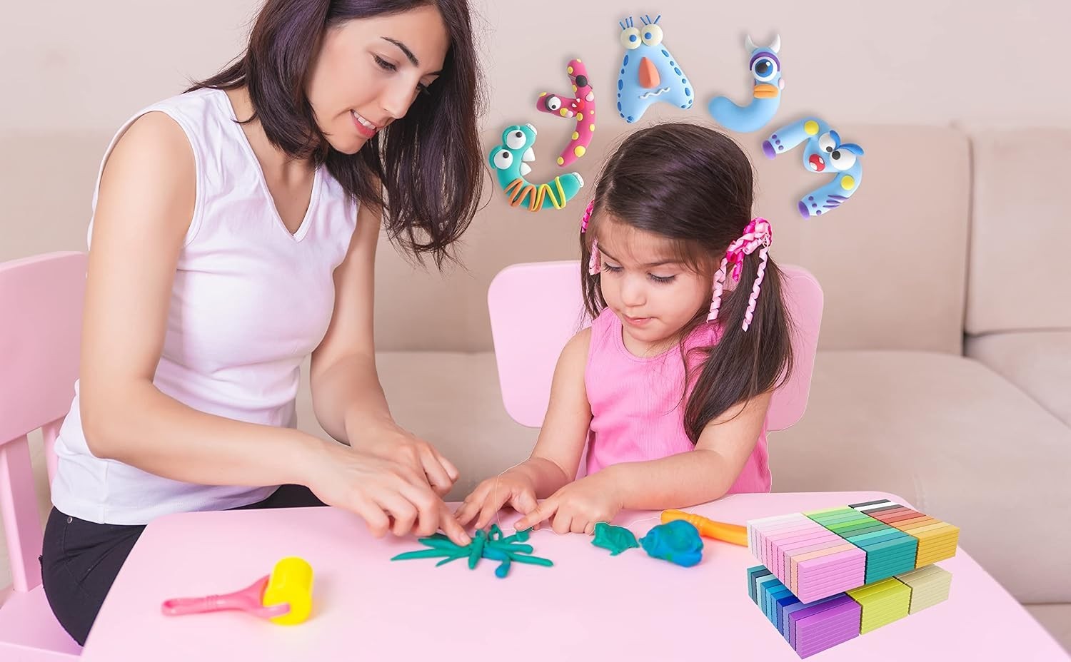 72 Colors Polymer Clay Set for Kids & Beginners