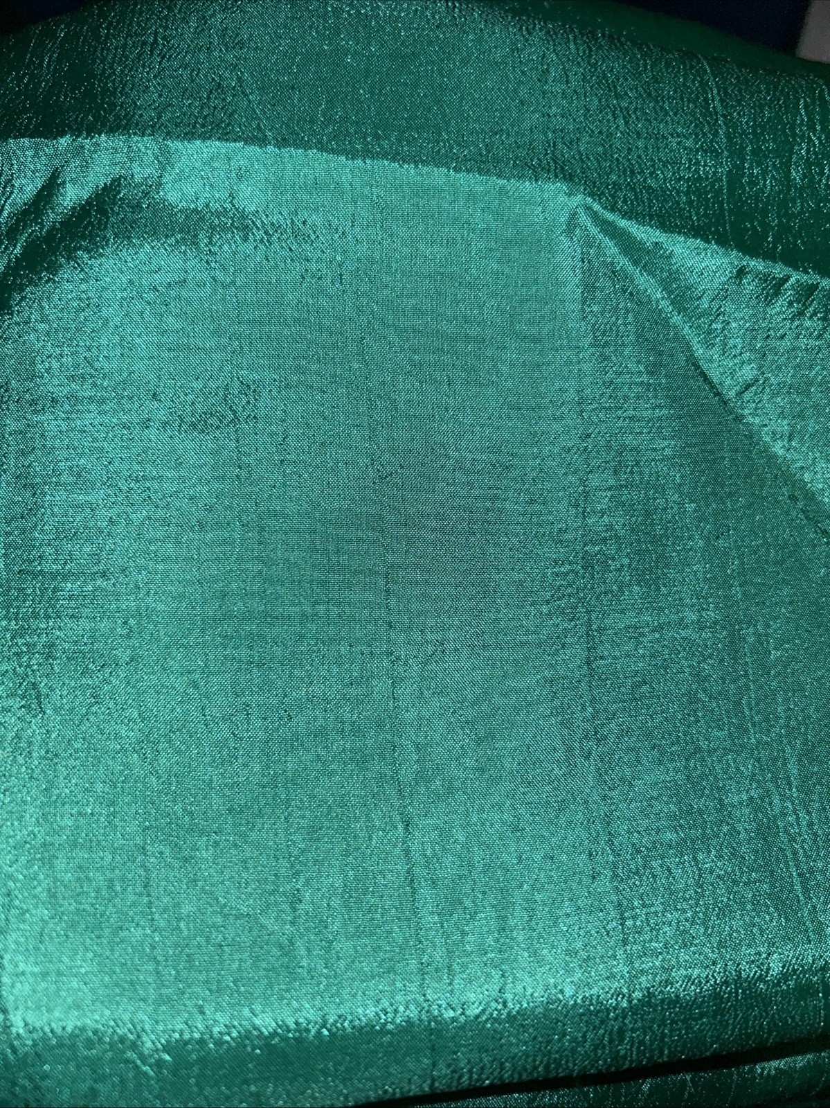 5.66 Yards Silk Dupioni Shantung Fabric 100% Polyester for Apparel Home Decor