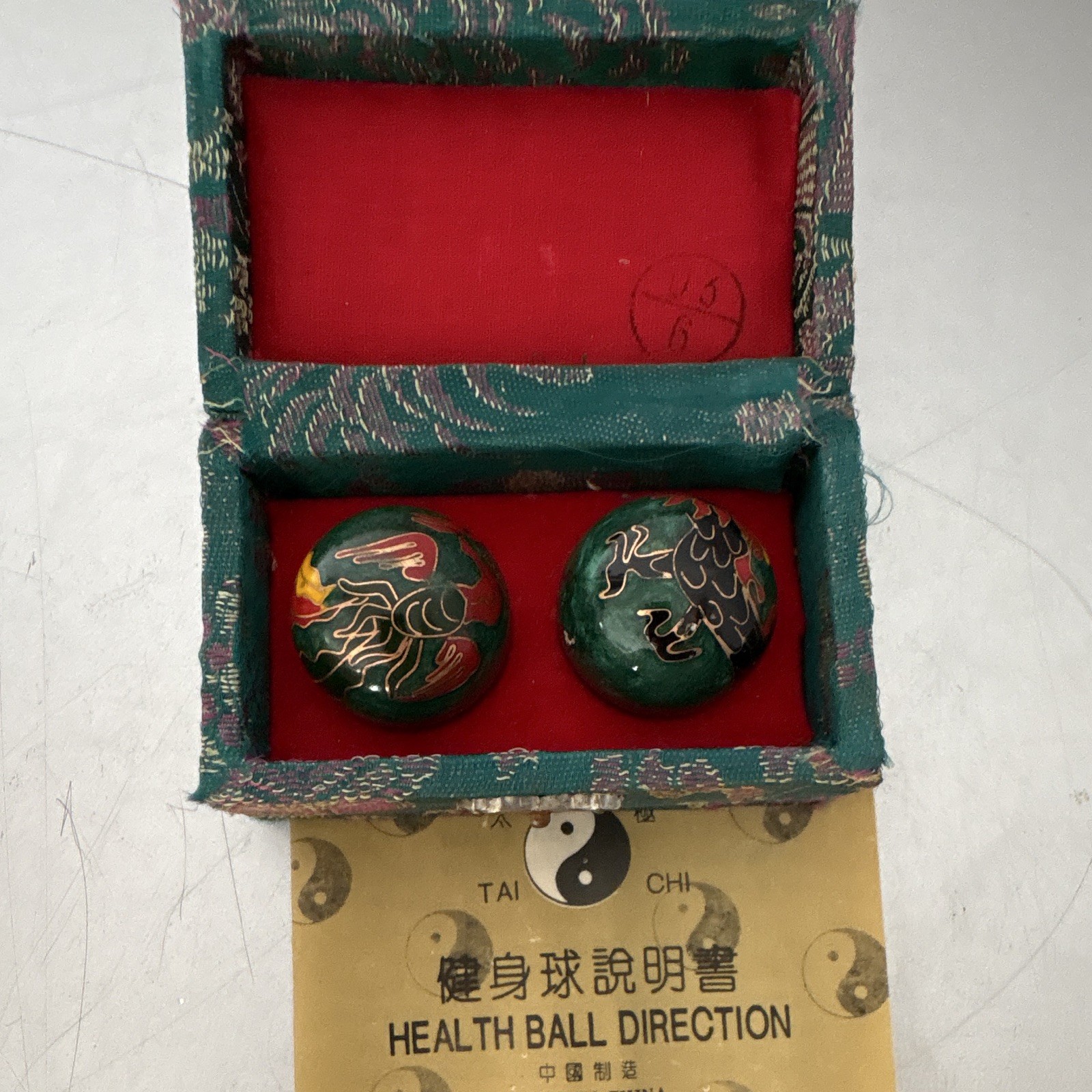 TAI CHI Health Ball Made In China with Original Box Good Condition