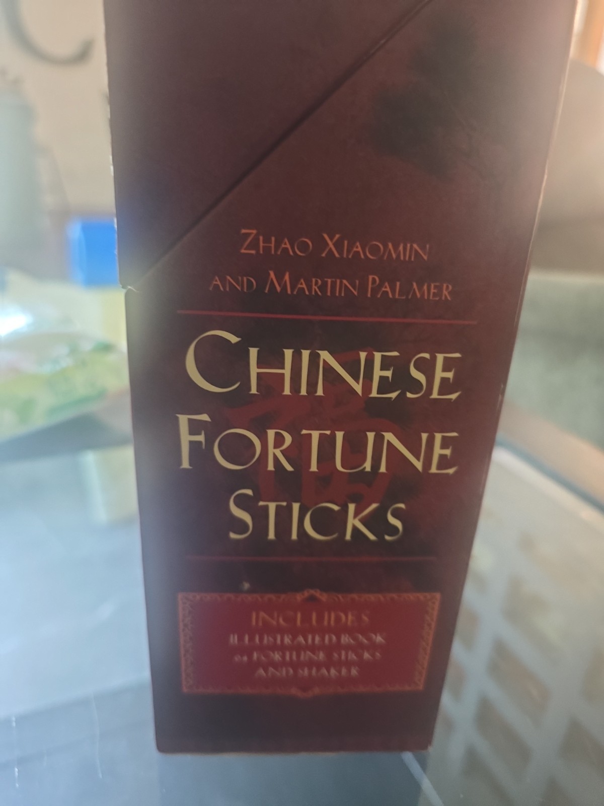 Chinese Fortune Sticks Book Sticks & Shaker Zhao Xiaomin & Martin Palmer New-ob