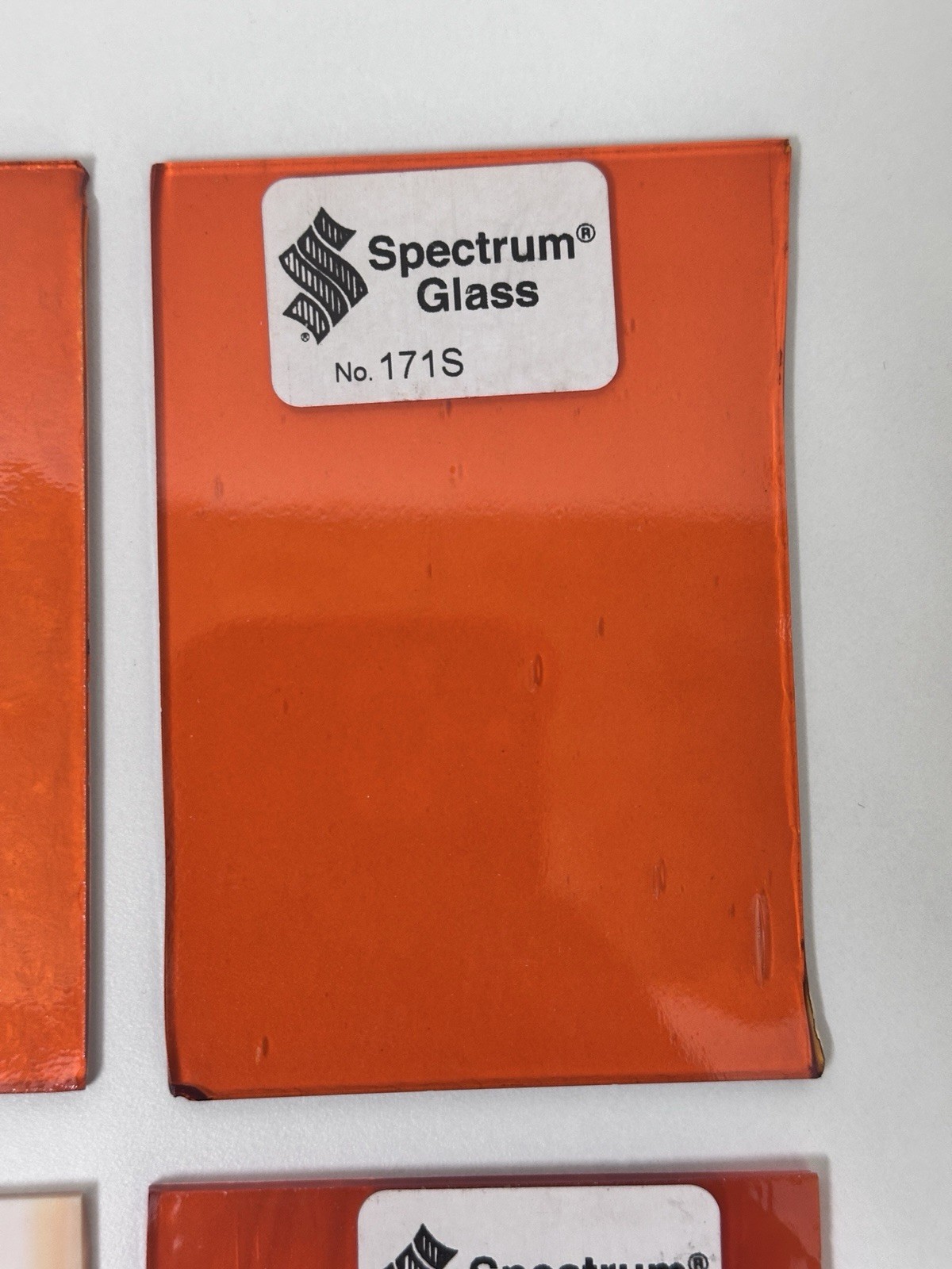 Spectrum Glass Bundle Orange Amber Artique Waterglass Rough Rolled Opal Lot