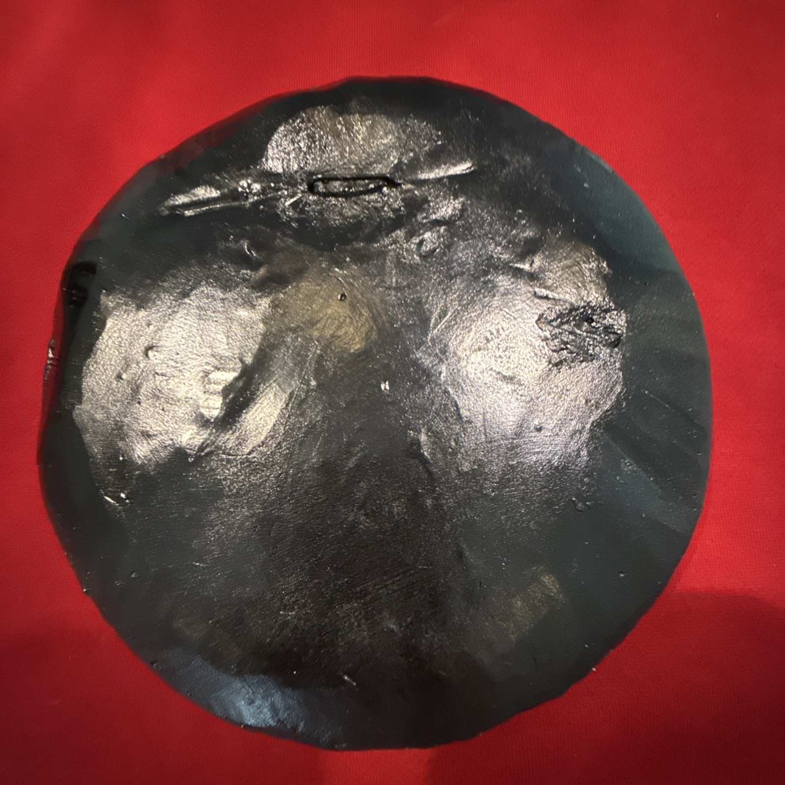 7.5″ Diameter Dropa stone Replica found near the Bayan Har Mountains in China