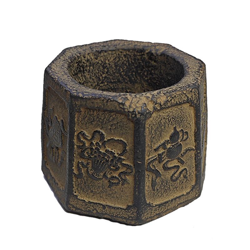 New Stone-like Ashtray Classic Chinese Art Storage Tea Canister