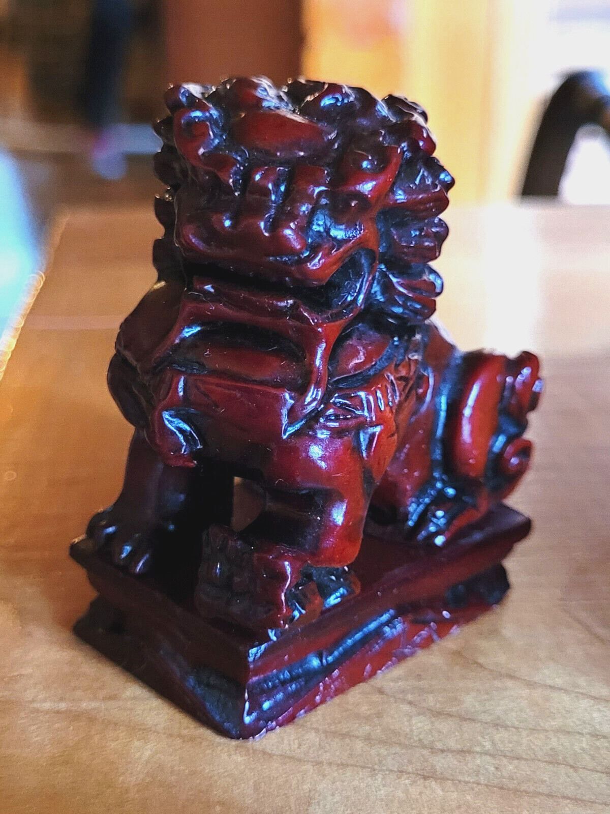 Foo Dog / Lion Feng Shui Chinese cast resin Excellent condition