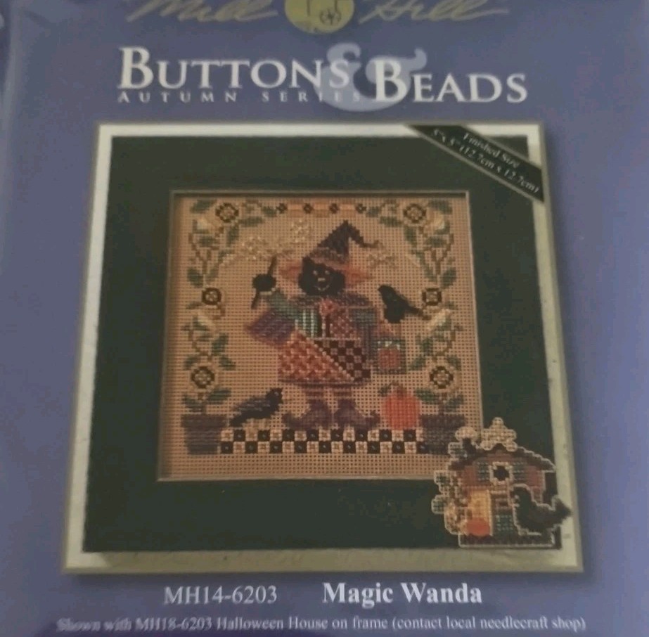 MILL HILL BUTTONS BEADS MAGIC WANDA MH14-6203 CROSS STITCH KIT AUTUMN SERIES