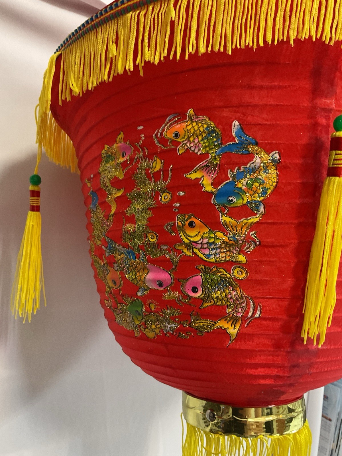 Red Traditional Paper Chinese Decorative Lantern W/ Tassel