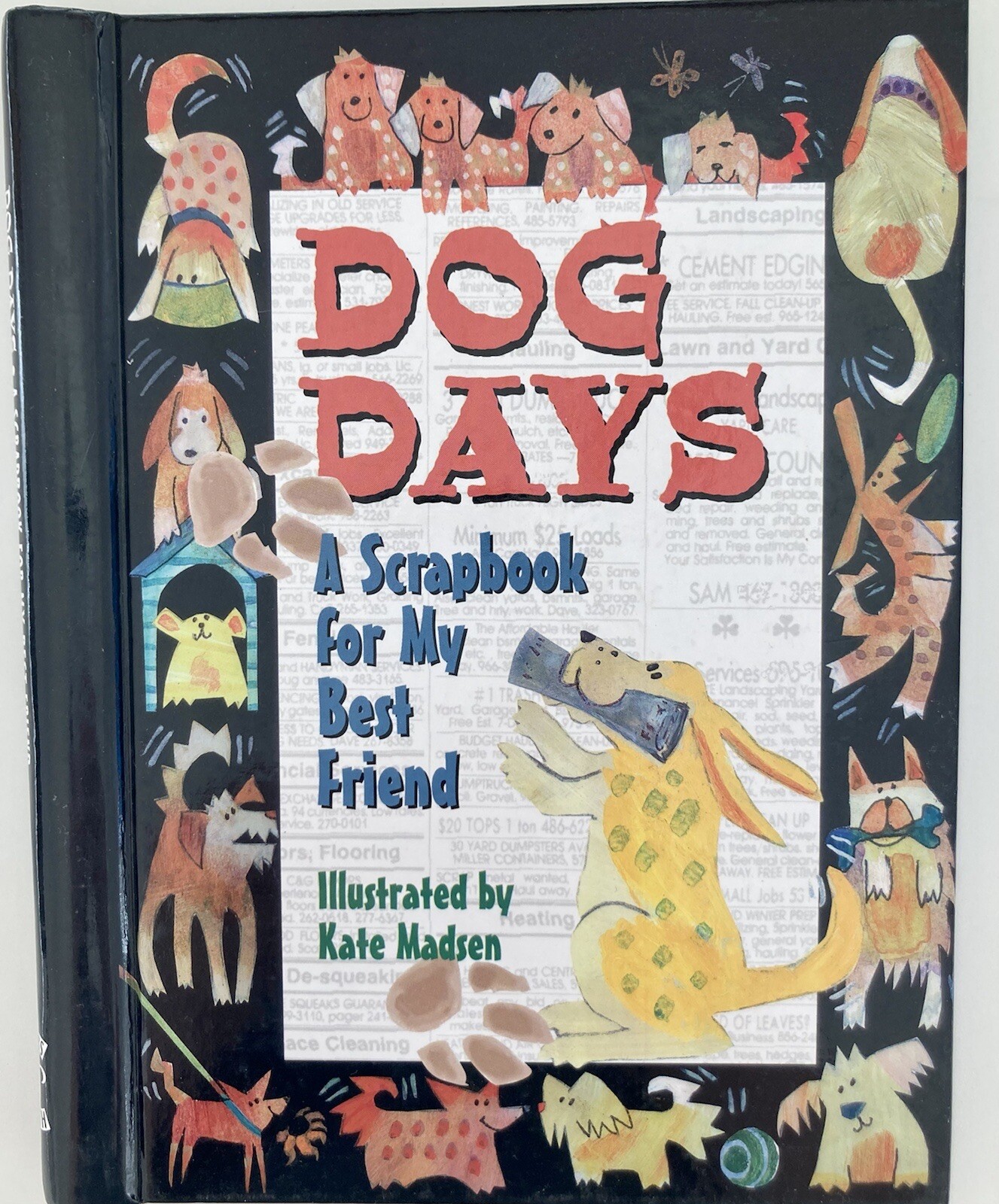 DOG DAYS Scrapbook My Best Friend Puppy Dog Book Album Unused Vtg 90s Approx 7×9