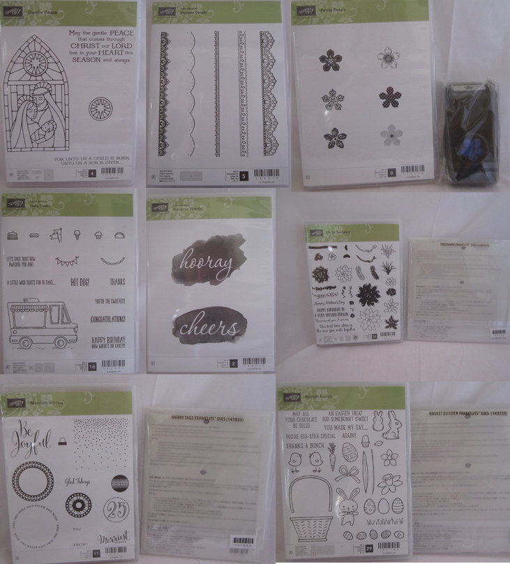 Stampin Up RETIRED Stamp Sets Wood Mount, Clear or Photopolymer NEW U Choose Set