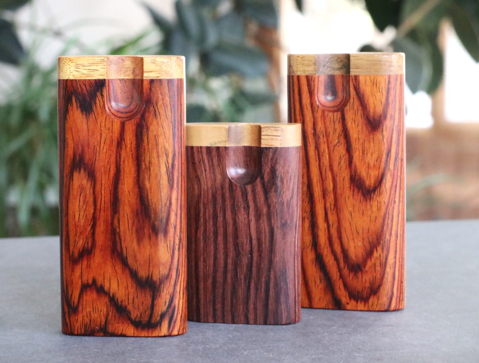 Cocobolo Wood Dugout and one hitter- Perfect on the go smoking device