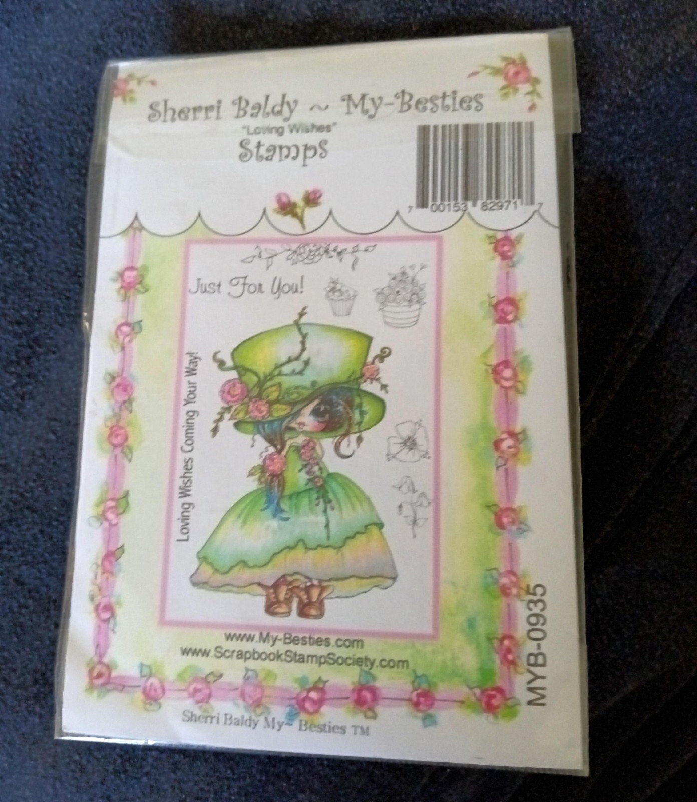 Sherri Baldy stamp; My Besties “Loving Wishes” MYB-0935
