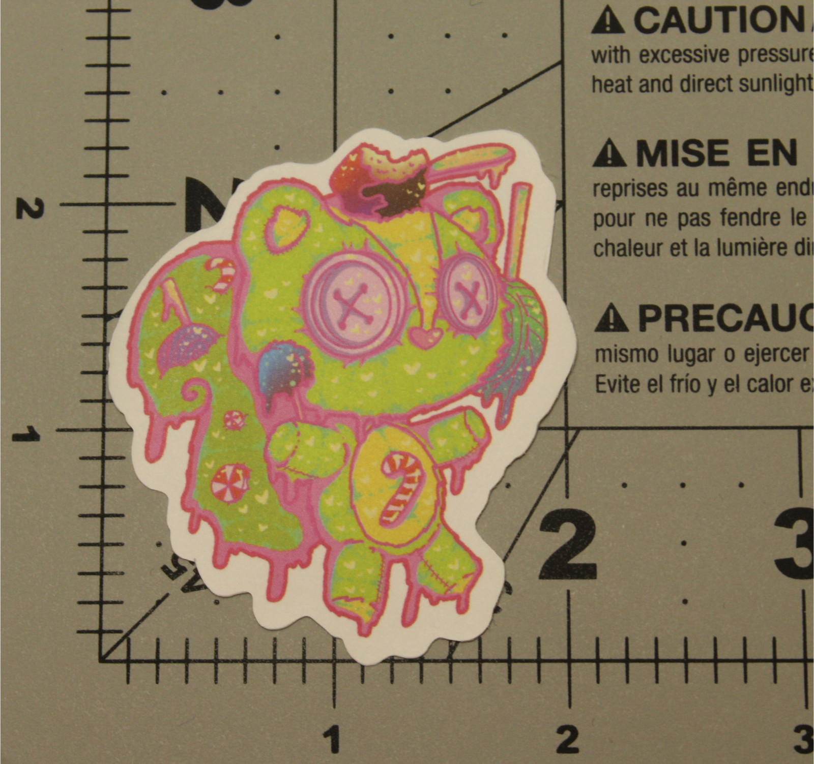 Nutty Undead Zombie Neon Happy Tree Friends Sticker
