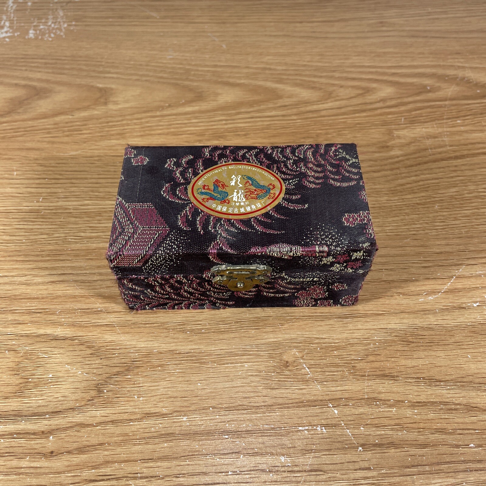 Ancient City Health Ball Factory Baoding Relaxation Silver Stress Balls & Box