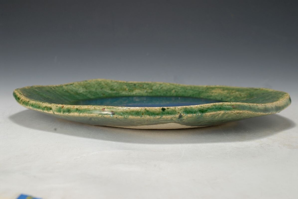 MasterpieceHiroshi Teshigahara, Oribe 8-inch plate, Sogetsu School Dish
