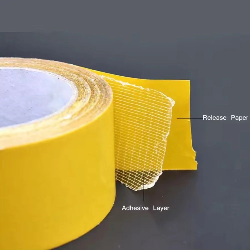 Super Thin Double Sided Adhesive Tape Heavy Duty Waterproof Traceless Grid Tape