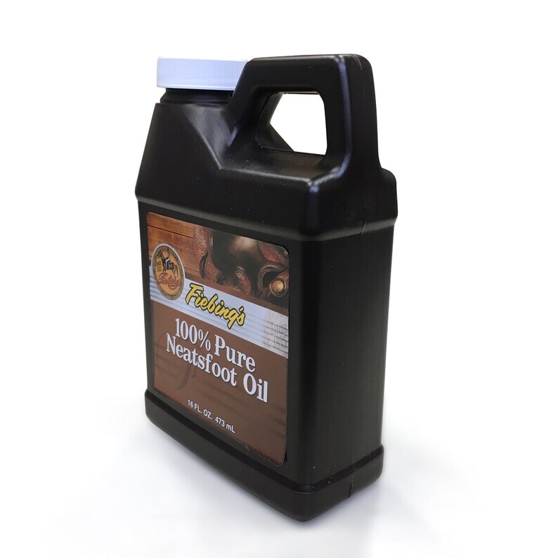 Fiebing’s 100% Pure Neatsfoot Oil Natural Leather Preservative 16 oz / 473 ml