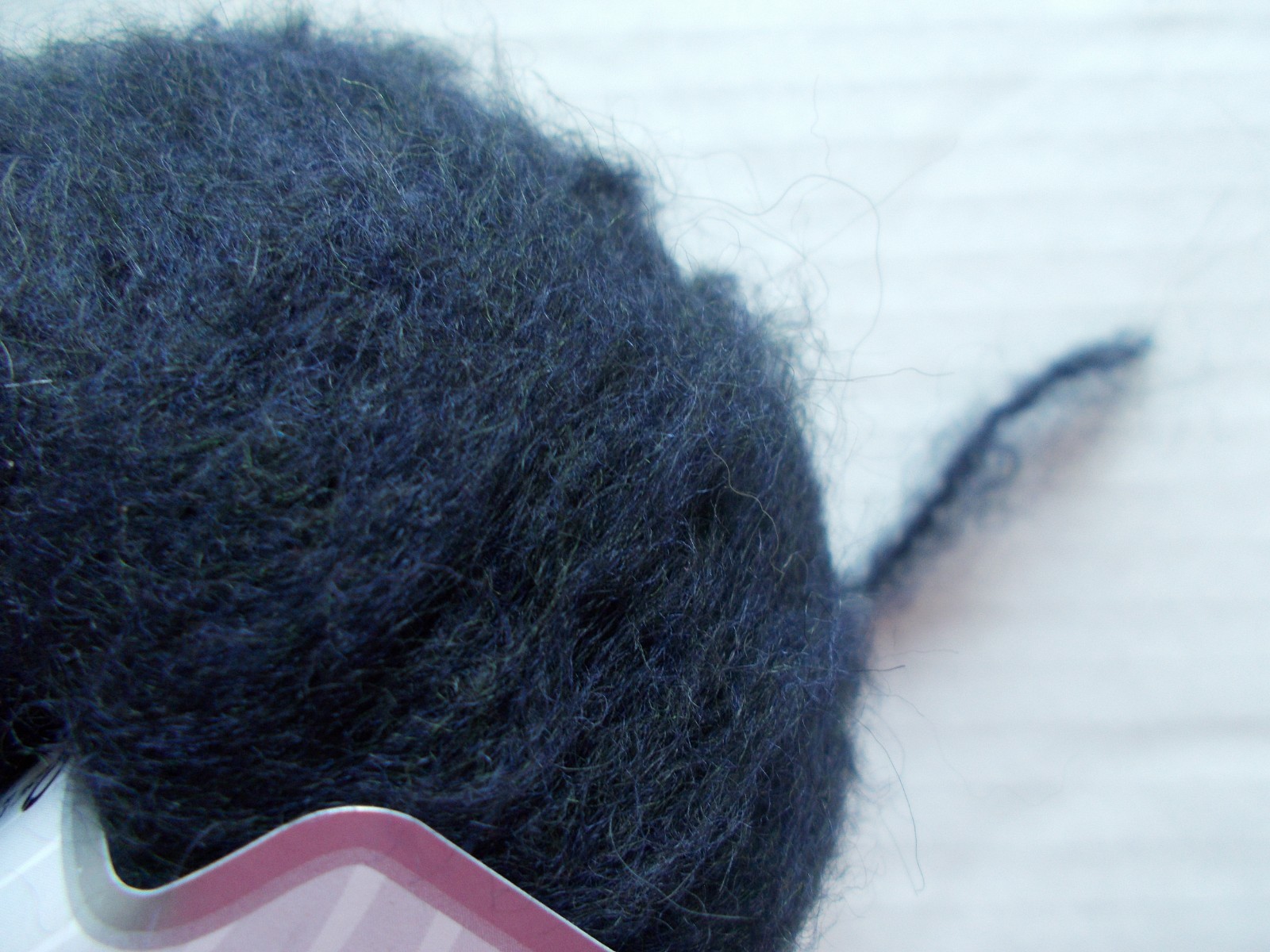 Ice Yarns Kan Mohair brushed yarn, dark navy, lot of 2 (110 yds ea)
