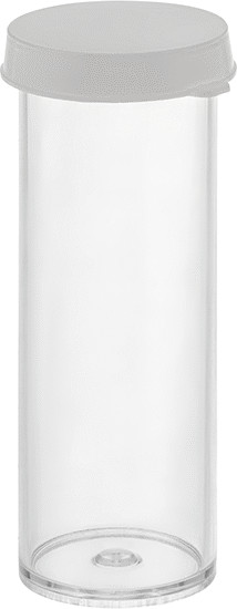 Polystyrene Plastic Jar 1.3 FL oz/36 ml Capacity, 4611T33