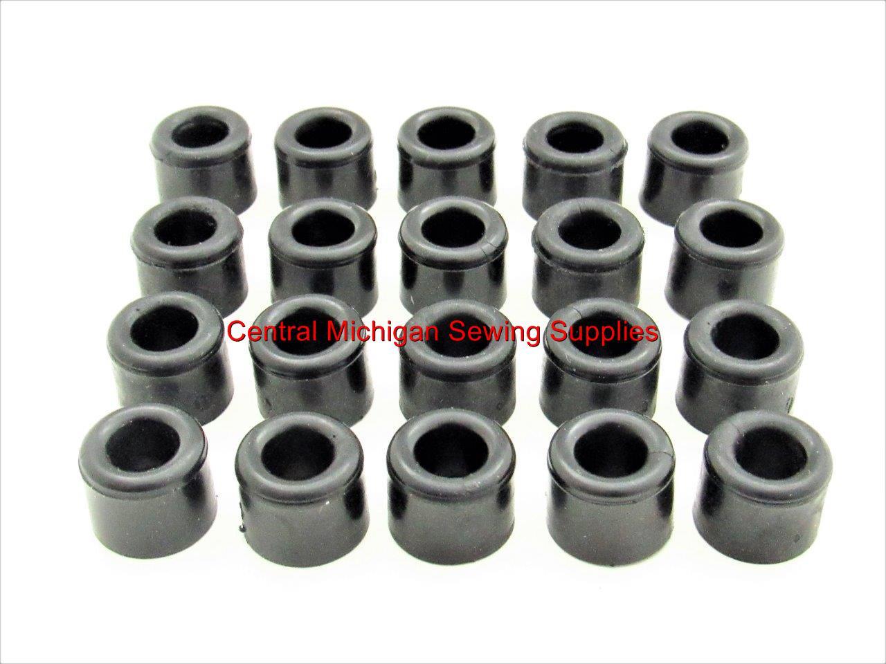 (20 pack) Rubber Bed Cushions Tall Fits Many Singer 401, 403, 404, 500, 503