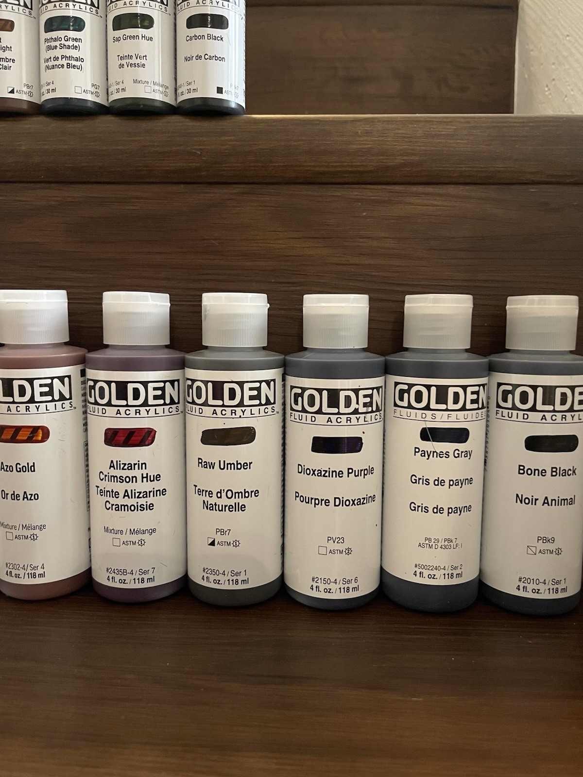 Golden Fluid Acrylics Paint Bundle #7 – Brilliance (36 Bottles)