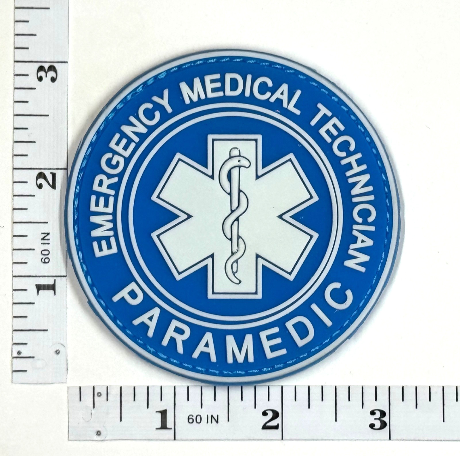 Embroidered Patch – Tactical – Morale – Paramedic – Medical – Hook Back – PVC