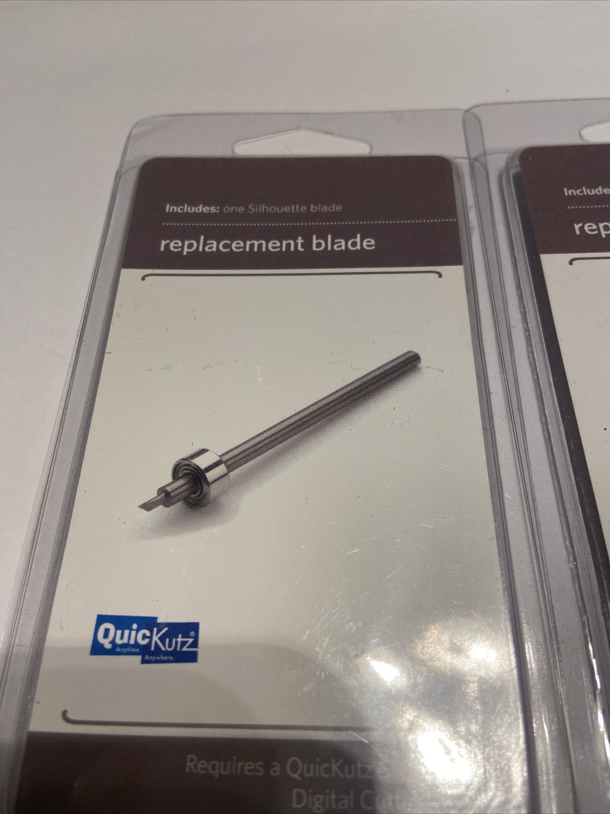 2 Sealed Silhouette blades for silhouette machine cutting tools SILH-BLADE-R1