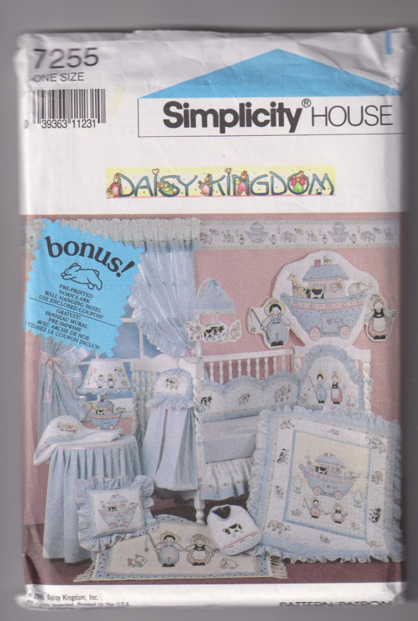 7255 SIMPLICITY Daisy Kingdom – BLANKET Crib & Infant Accessories