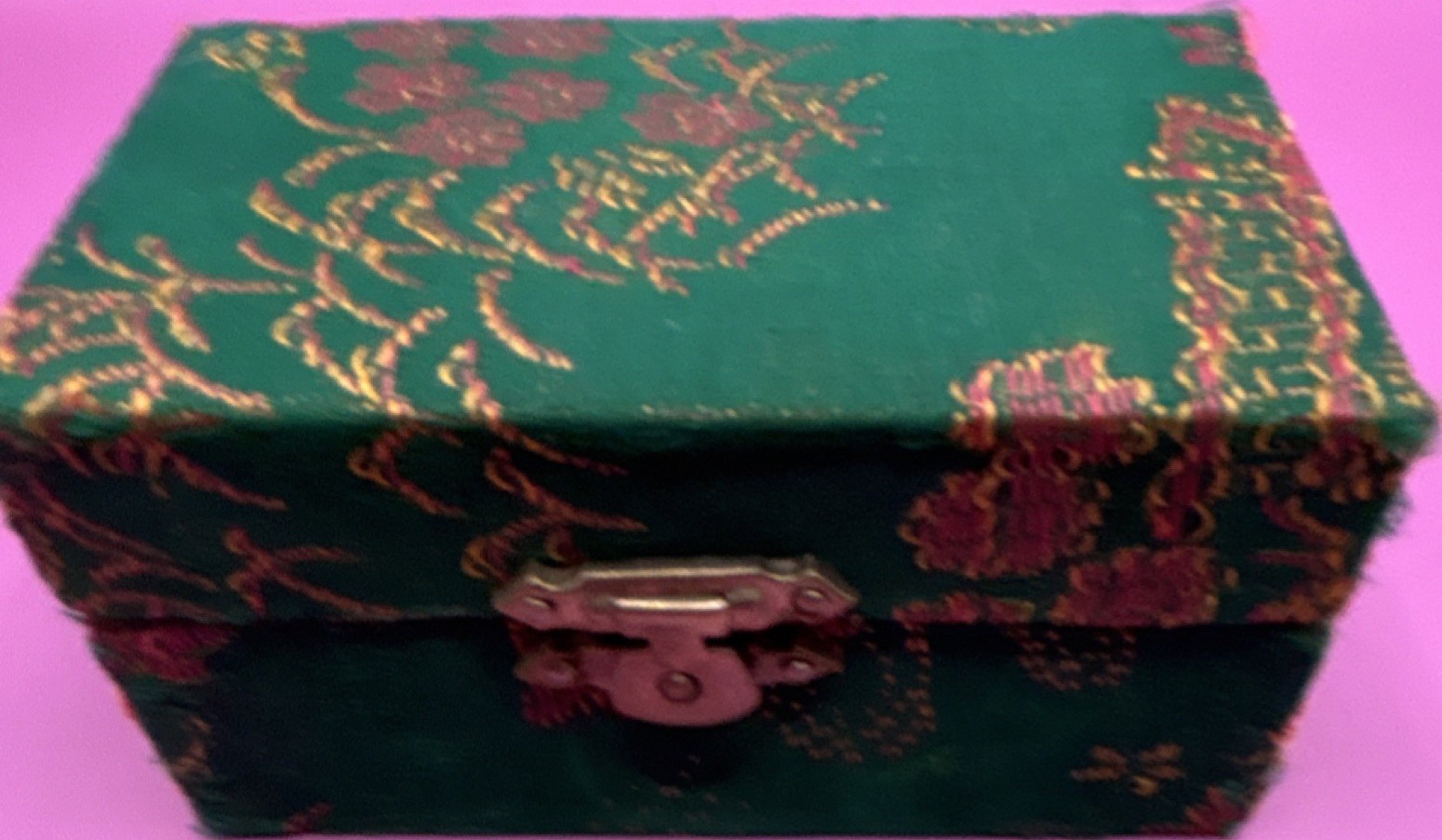 Chinese Panda Decorative Balls in Green Brocade Box, Ownership History N/A
