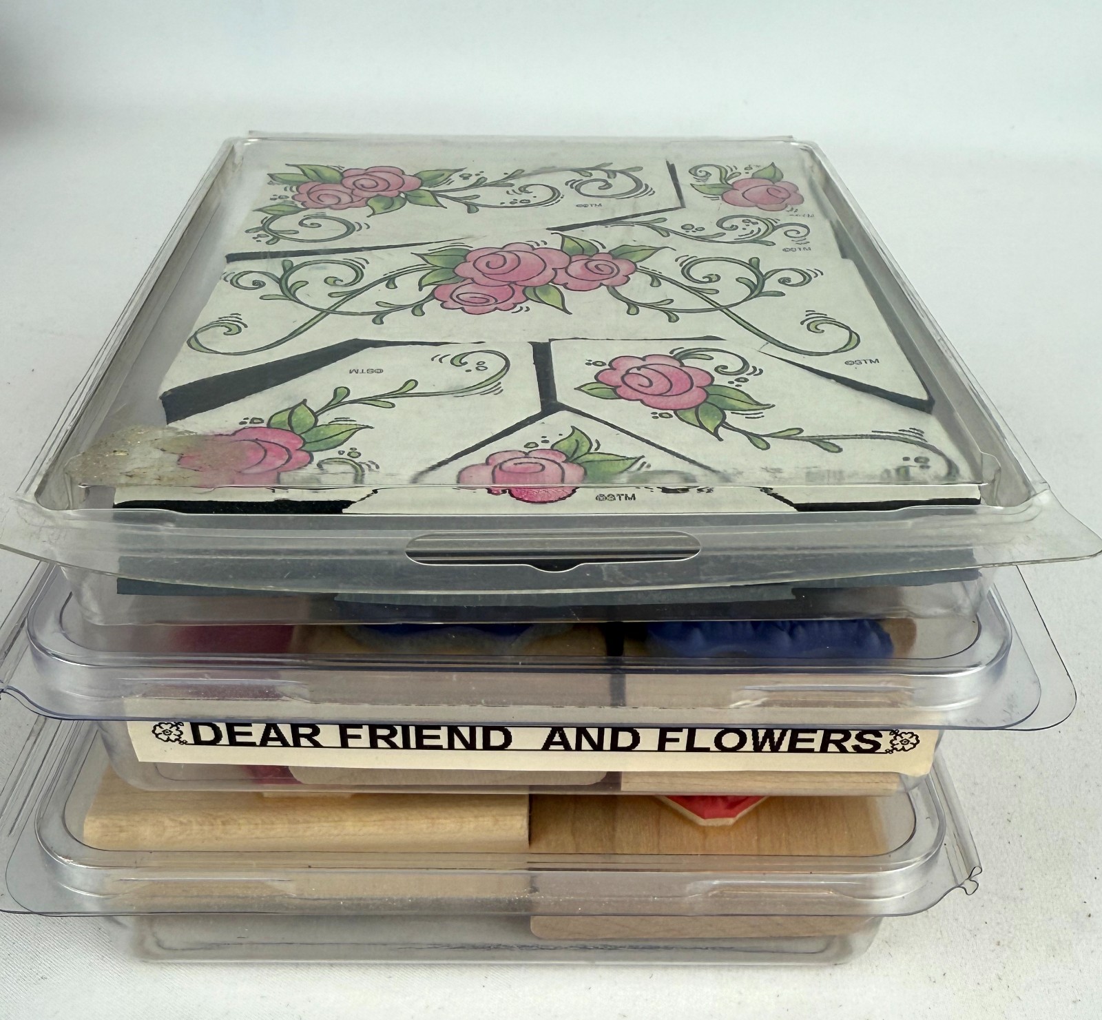Rubber Stamps Art Supplies Floral South West Cacti Lot of 17 STAMPIN’ UP + Other