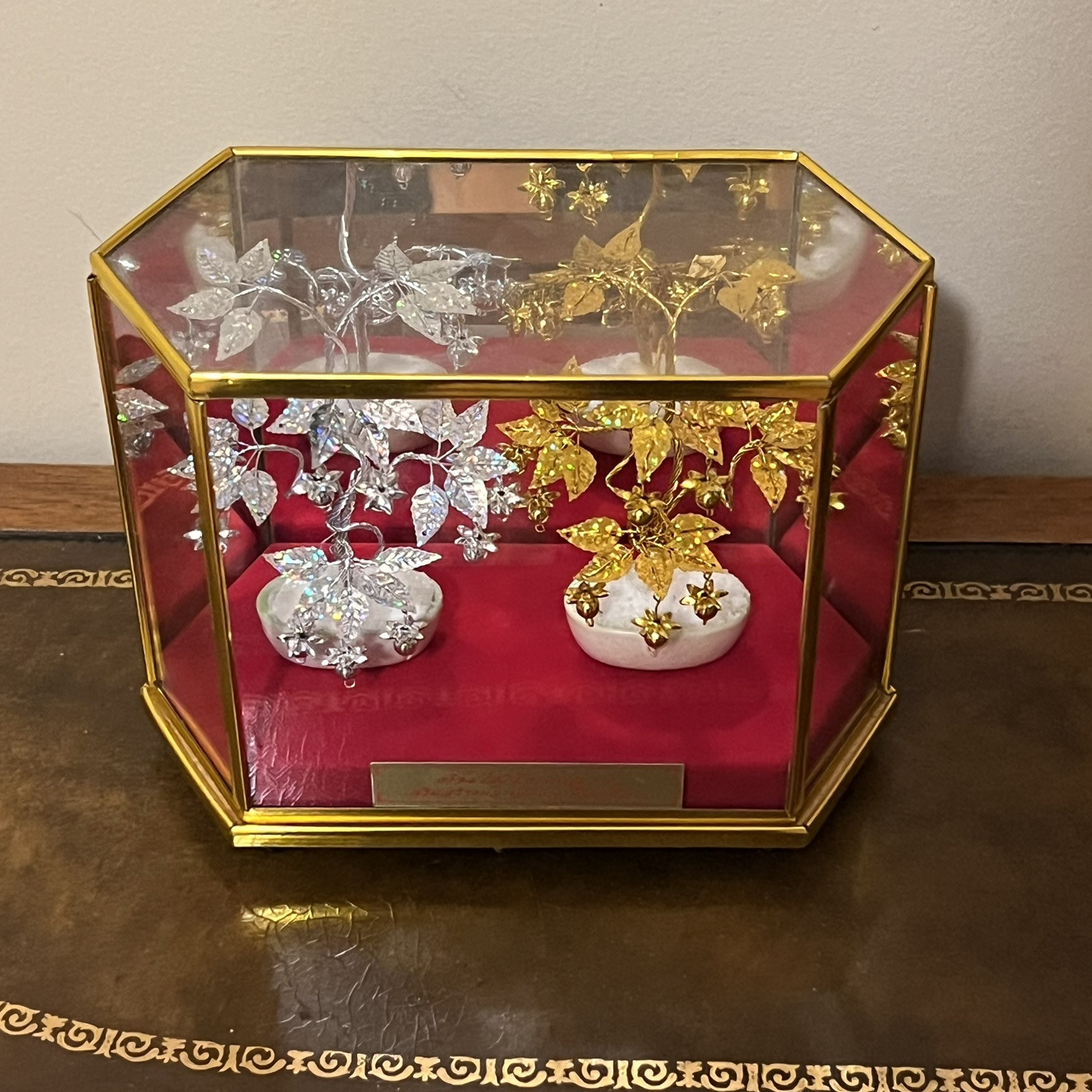 Vintage Encased Fortune Tree