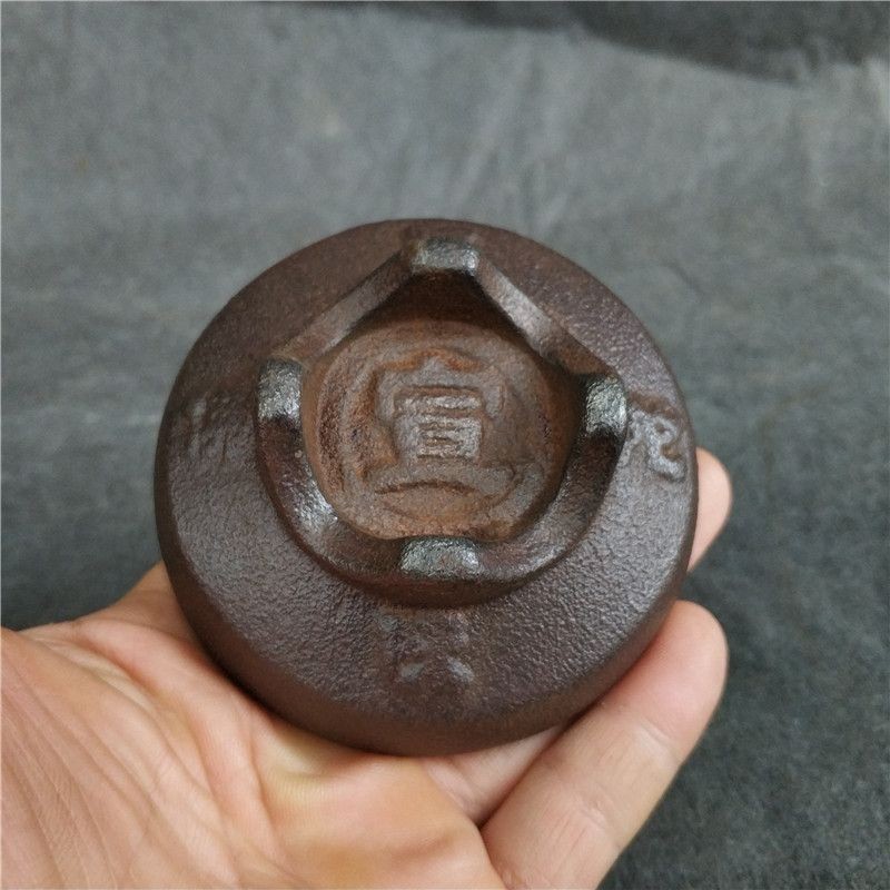 Vintage Cast Iron Oil Lamp 300g Buddhist Altar Lamp Wick Included No Kerosene