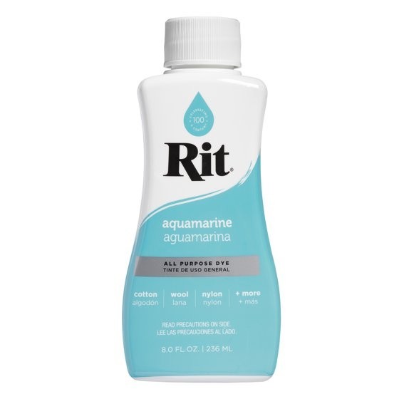 2 pack Rit, All Purpose Liquid Dye, Aquamarine, 8 fl oz