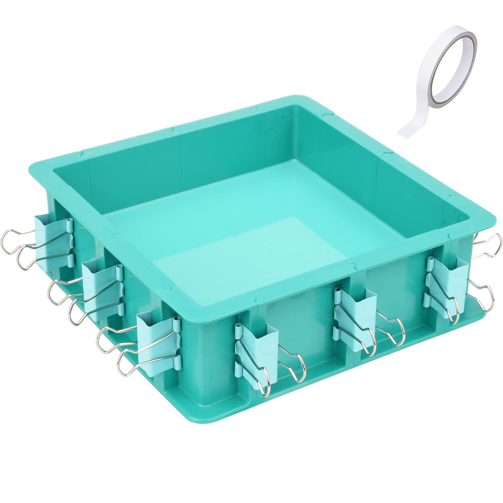 Adjustable Mold Housing Kit for Silicone Making – Leak-Proof White