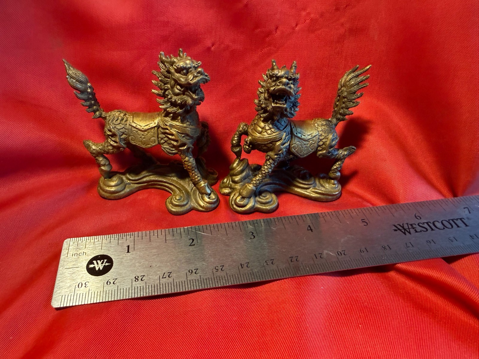 1 Pair Bronze Rider Collectible