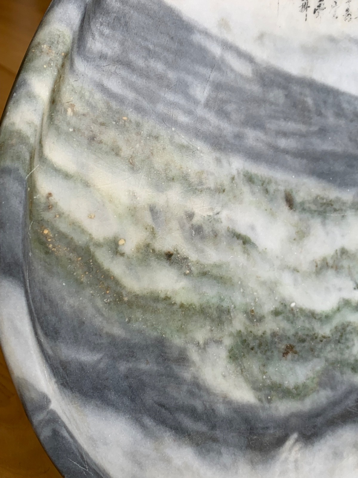 Dali Dream Stone Chinese Natural Marble Dream Stone Tea tray Vintage hand made