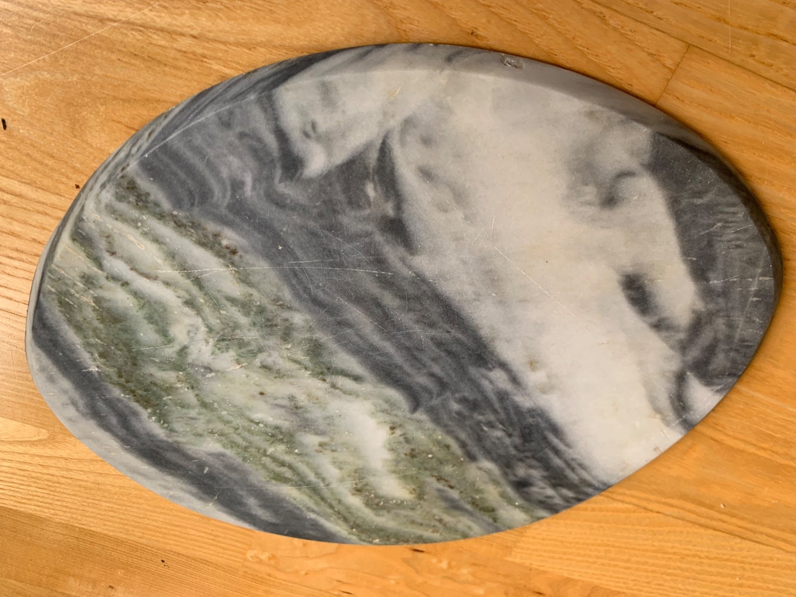 Dali Dream Stone Chinese Natural Marble Dream Stone Tea tray Vintage hand made