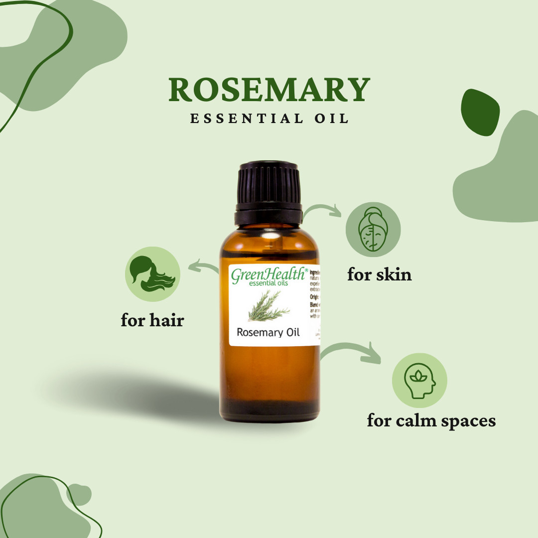 16 fl oz Rosemary Essential Oil (100% Pure & Natural) in Aluminum Bottle