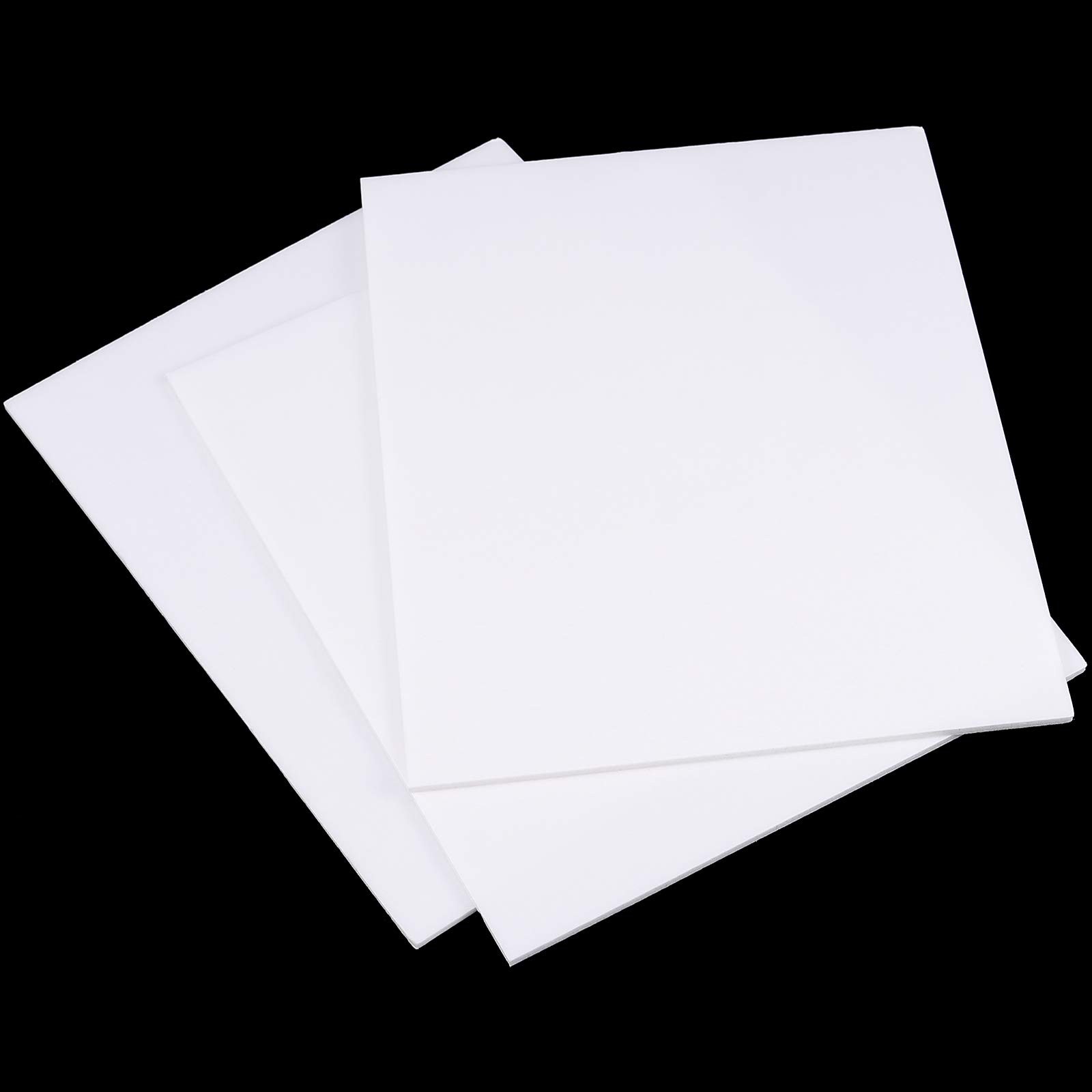 50 Pack White Foam Boards, 8 x 10 x 1/8 Inches, Foam Core Sheets, Crafts