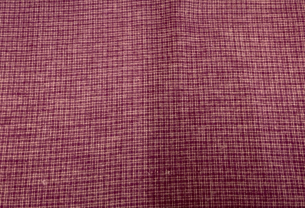 DARK PURPLE CHECK/PLAID FLANNEL, 44″ W – 1 YARD